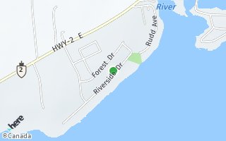 Map of 19 RIVERSIDE DRIVE, KINGSTON, ON K7L 4V1, Canada