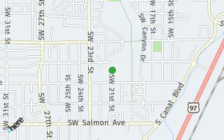 Map of 1754 SW 21st Street, Redmond, OR 97756, USA