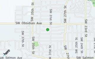 Map of 3163 SW Peridot Avenue, Redmond, OR 97756, USA