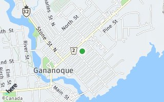 Map of 240 PINE STREET, GANANOQUE, ON K7G 1C8, Canada