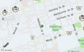 Map of 121 Durham St W, Lindsay, ON K9V 2R3, Canada