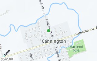 Map of 74 Laidlaw St N, Brock, ON L0E1E0, Canada