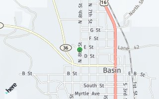 Map of 258 N 8th, Basin, WY 82410, USA