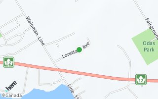 Map of 1728 Loretta Avenue, Orillia, ON L3V 7W2, Canada