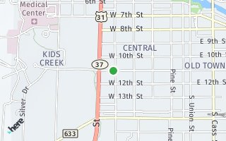 Map of 614 W Eleventh Street, Traverse City, MI 49684, USA