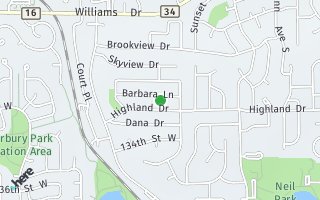 Map of 3213 Barbara Lane, Burnsville, MN 55337, USA