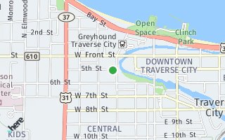 Map of 423 Fifth Street, Traverse City, MI 49684, USA