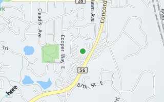 Map of 8347 Corcoran Circle, Inver Grove Heights, MN 55076, USA
