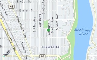 Map of 4316 44th Avenue S, Minneapolis, MN 55406, USA