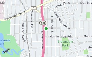 Map of 4200 Utica Avenue S, St. Louis Park, MN 55416, USA