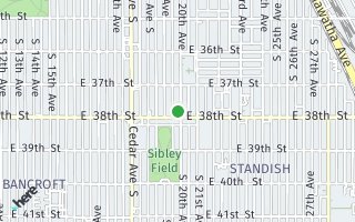 Map of 3746 20th Avenue S, Minneapolis, MN 55407, USA