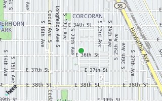 Map of 3535 21st Avenue S, Minneapolis, MN 55407, USA