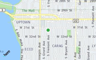 Map of 3110 Fremont Avenue S, Minneapolis, MN 55408, USA