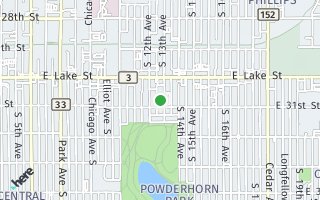 Map of 3042 13th Avenue S #5, Minneapolis, MN 55407, USA