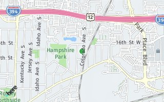 Map of 1624 Colorado Avenue S, St. Louis Park, MN 55416, USA