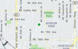 Map of 2201 Buchanan Street NE, Minneapolis, MN 55418, USA