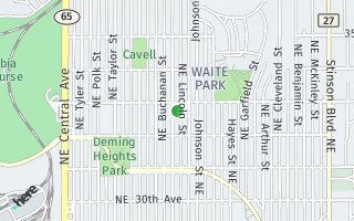 Map of 3246 Lincoln Street NE, Minneapolis, MN 55418, USA