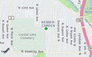 Map of 4038 Humboldt Avenue N, Minneapolis, MN 55412, USA