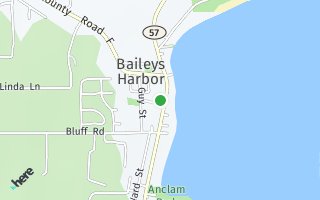 Map of TBD St. Andrews Drive, Baileys Harbor, WI 54202, USA