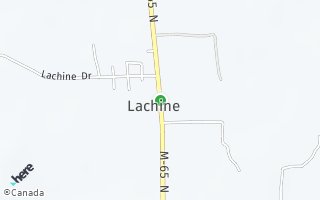 Map of 20836  Tennis Road, Lachine, MI 49746, USA