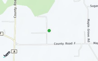 Map of 9176 Rasner Way, Fish Creek, WI 54212, USA