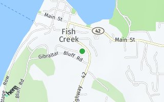 Map of 4142 Bluff Circle, Fish Creek, WI 54212, USA