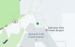 Map of 9697 Maple Grove Road, Ephraim, WI 54211, USA