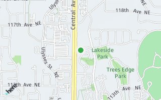 Map of 11536 Baltimore Street NE #D, Blaine, MN 55449, USA