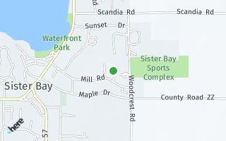 Map of 11025 Liberty Park Lane Unit 5, Sister Bay, WI 54234, USA
