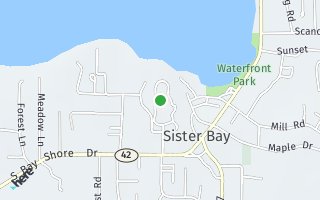 Map of 10692 Sister Bluff Drive 11-D, Sister Bay, WI 54234, USA