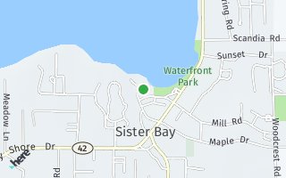 Map of 10680 Regatta Way #4741, Sister Bay, WI 54234, USA