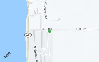 Map of 2203 Hill Road, Sister Bay, WI 54234, USA