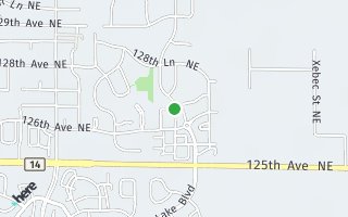 Map of 3459 126th Circle NE, Blaine, MN 55449, USA