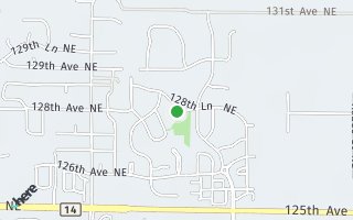 Map of 3348 128th Lane NE, Blaine, MN 55449, USA
