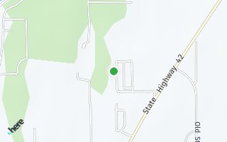 Map of 11633 Meadow Wood Lane, Ellison Bay, WI 54210, USA