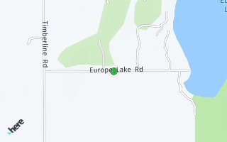 Map of 12352 Europe Lake road, Ellison Bay, WI 54210, USA