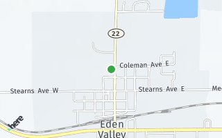 Map of 569 State Street N, Eden Valley, MN 55329, USA