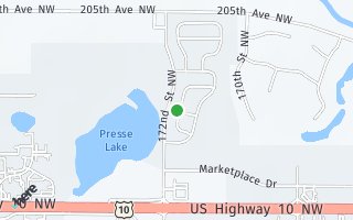 Map of 17134 Trillium Lane, Big Lake, MN 55309, USA
