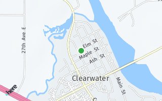 Map of 410 Elm Street, Clearwater, MN 55320, USA
