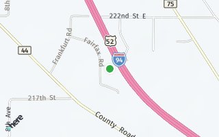 Map of 21944 Fairfax Road, Clearwater, MN 55320, USA