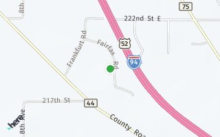 Map of 21963 Fairfax Road, Clearwater, MN 55320, USA