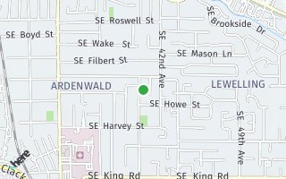 Map of 9548 SE 40TH AVE, Milwaukie, OR 97222, USA