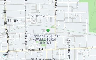 Map of 5732 SE 134th Pl, Portland, OR 97236, USA
