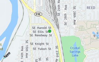 Map of 2101 SE Ellis St B, Portland, OR 97202, USA