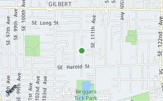 Map of 11085 SE Mitchell St, Portland, OR 97266, USA