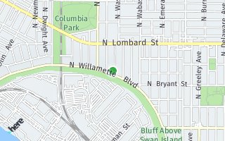 Map of 7119 N Washburne Ave, Portland, OR 97217, USA