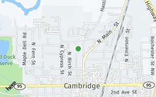 Map of 510 Ashland St N, Cambridge, MN 55008, USA