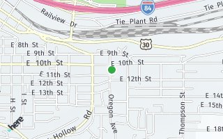 Map of 1106 Oregon Ave, The Dalles, OR 97058, USA