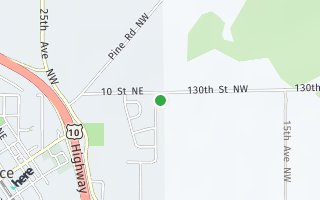Map of 908 10th Ave NE, Rice, MN 56367, USA