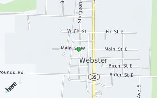 Map of 25707 Smith Road, Webster, WI 54893, USA